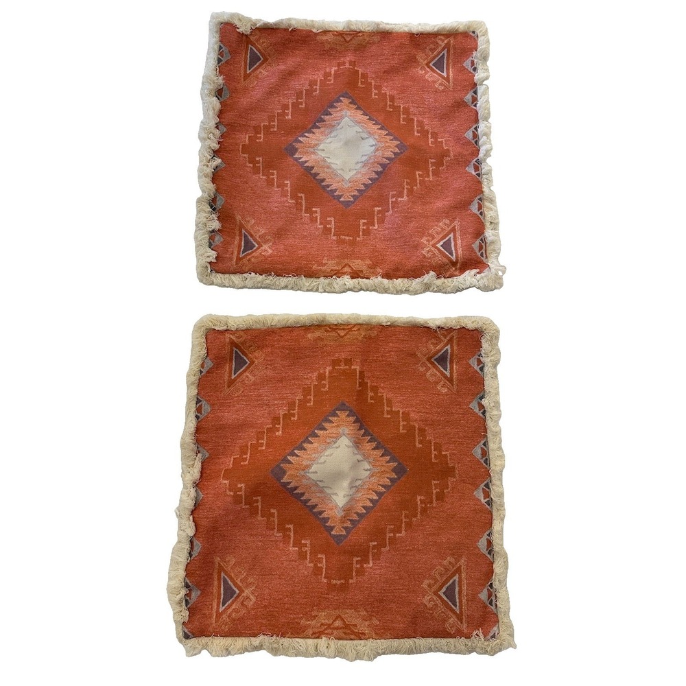 18X18 Pillow Covers Southwestern-/Aztec-/Navajo Style Desert Pink Cream‎ Purple